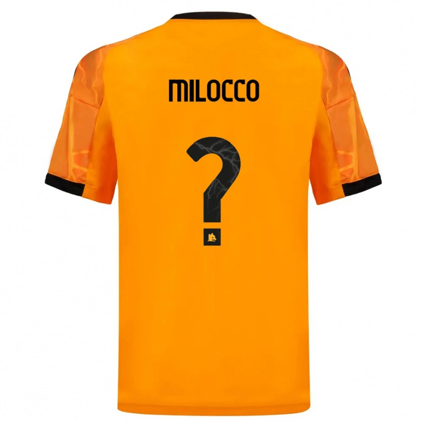 Danxen Men Matias Milocco #0 Orange Black Away Jersey 2025/26 T-Shirt