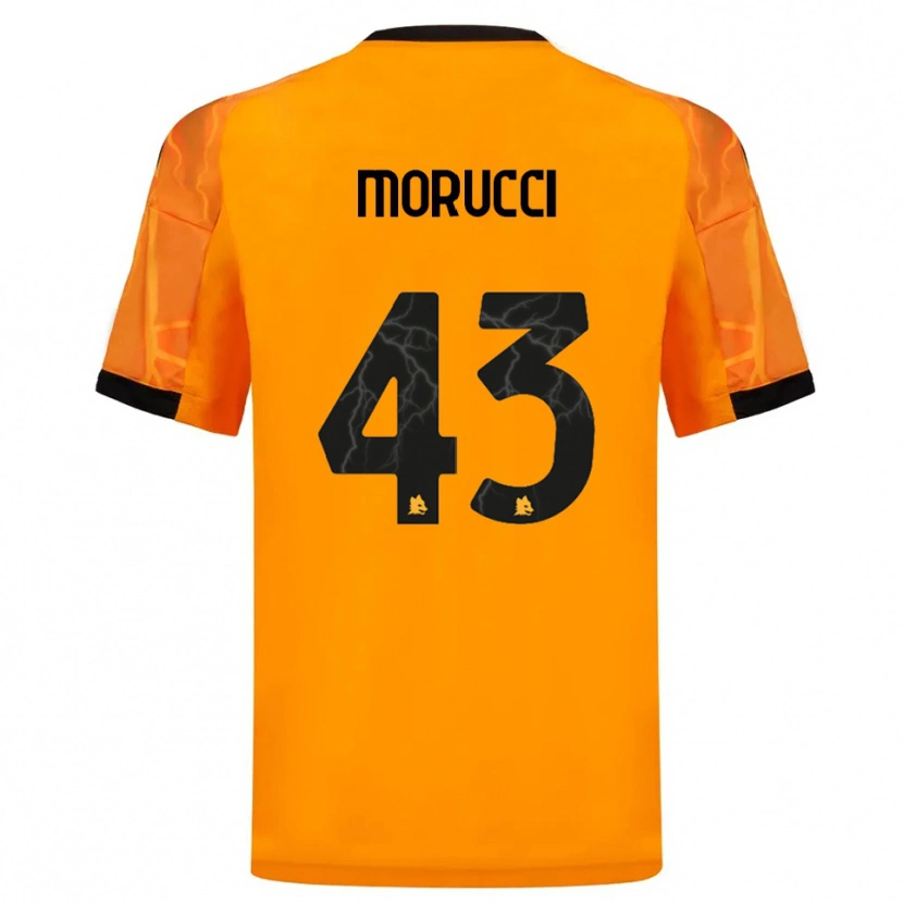 Danxen Men Edoardo Morucci #43 Orange Black Away Jersey 2025/26 T-Shirt