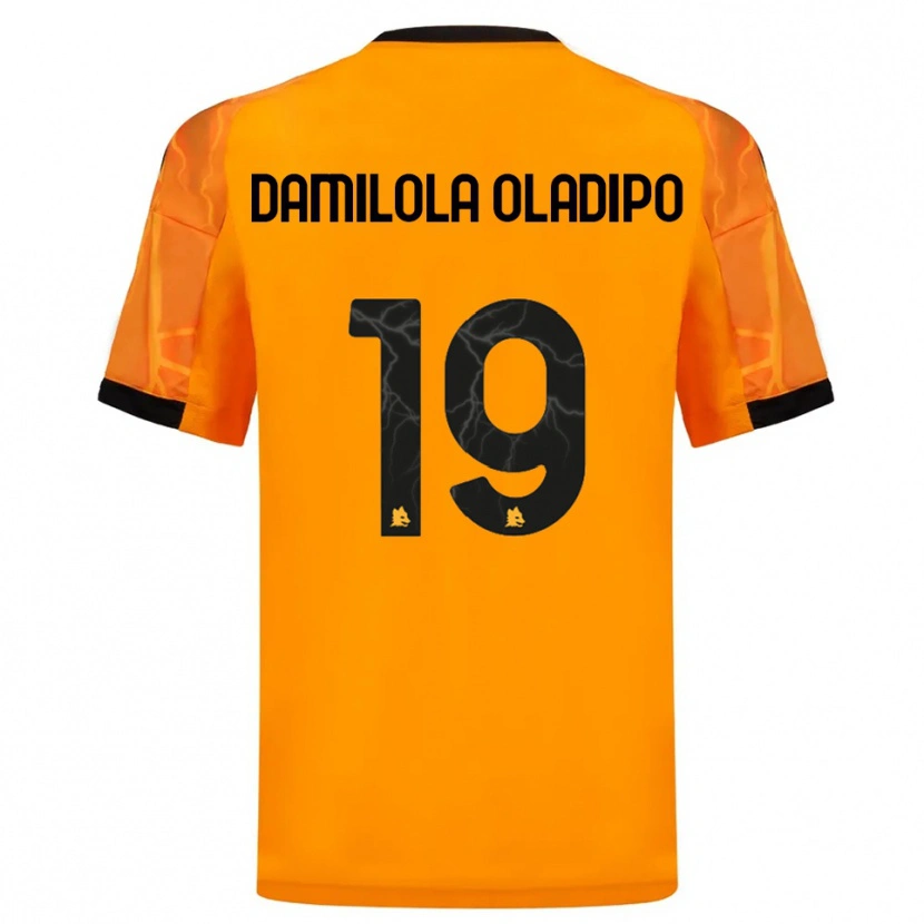 Danxen Men Shukurat Damilola Oladipo #19 Orange Black Away Jersey 2025/26 T-Shirt