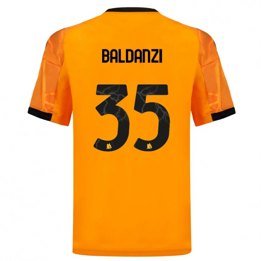Danxen Men Tommaso Baldanzi #35 Orange Black Away Jersey 2025/26 T-Shirt