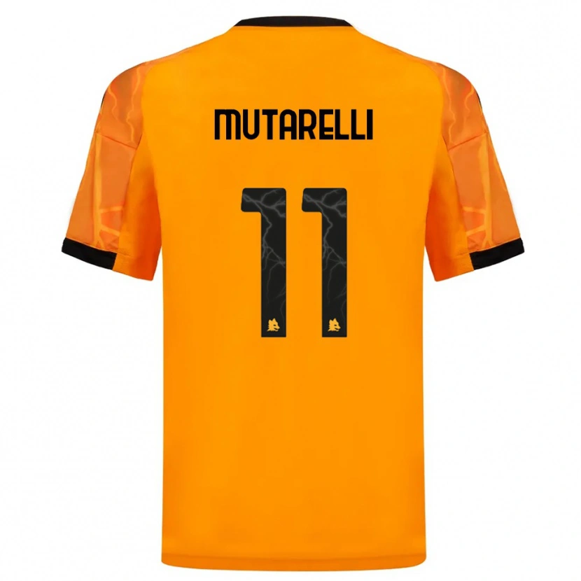 Danxen Men Matteo Mutarelli #11 Orange Black Away Jersey 2025/26 T-Shirt