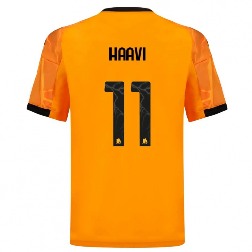 Danxen Men Emilie Haavi #11 Orange Black Away Jersey 2025/26 T-Shirt