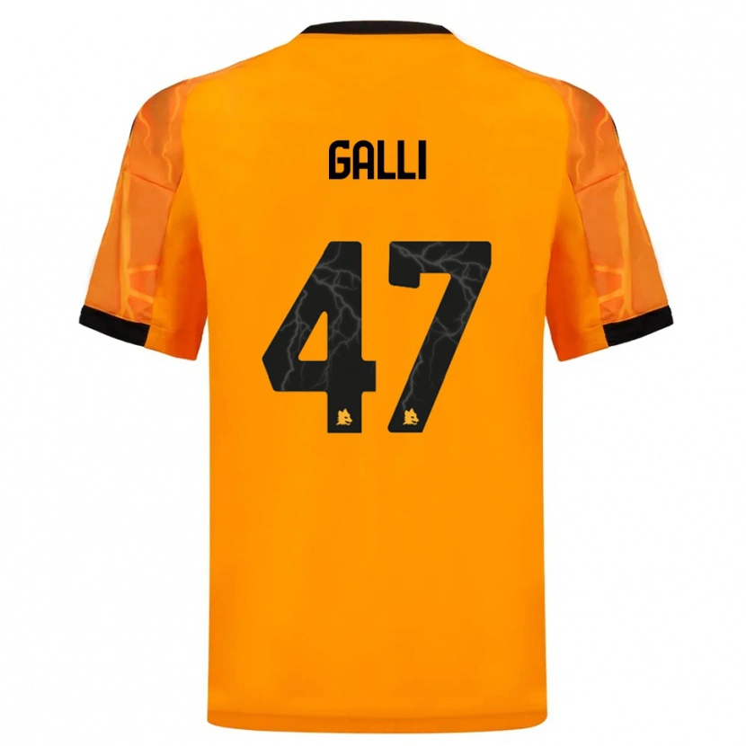Danxen Men Giulia Galli #47 Orange Black Away Jersey 2025/26 T-Shirt