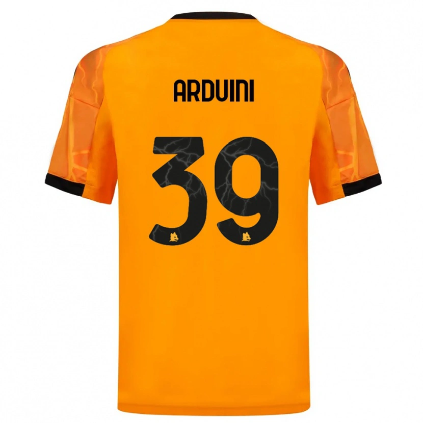 Danxen Men Giacomo Arduini #39 Orange Black Away Jersey 2025/26 T-Shirt