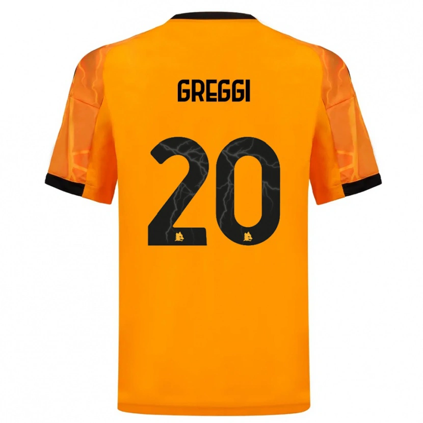 Danxen Men Giada Greggi #20 Orange Black Away Jersey 2025/26 T-Shirt