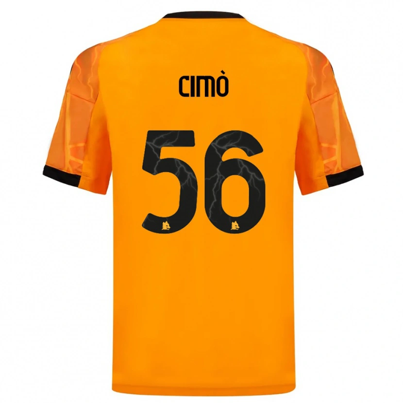 Danxen Men Giada Cimò #56 Orange Black Away Jersey 2025/26 T-Shirt