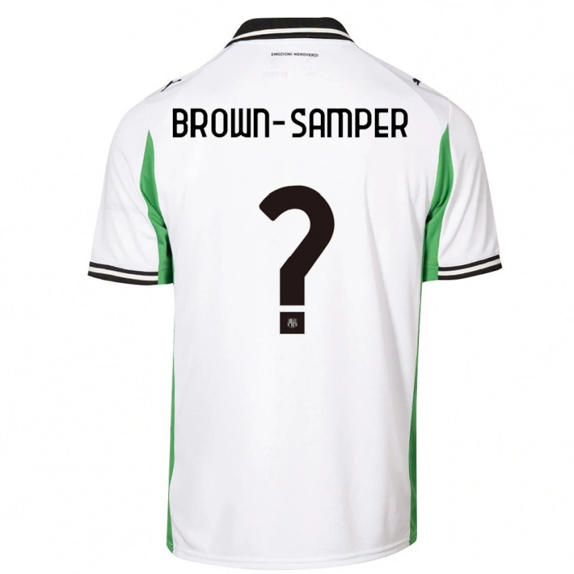 Danxen Men Isaac Brown-Samper #0 White Green Black Away Jersey 2025/26 T-Shirt