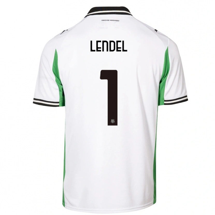 Danxen Men Davide Lendel #1 White Green Black Away Jersey 2025/26 T-Shirt