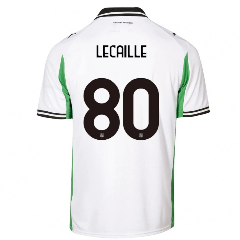 Danxen Men Carla Lecaille #80 White Green Black Away Jersey 2025/26 T-Shirt