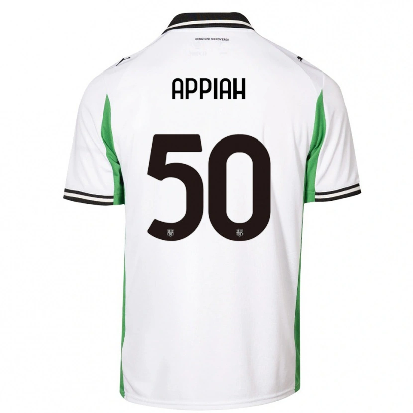 Danxen Men Lorenzo Appiah #50 White Green Black Away Jersey 2025/26 T-Shirt