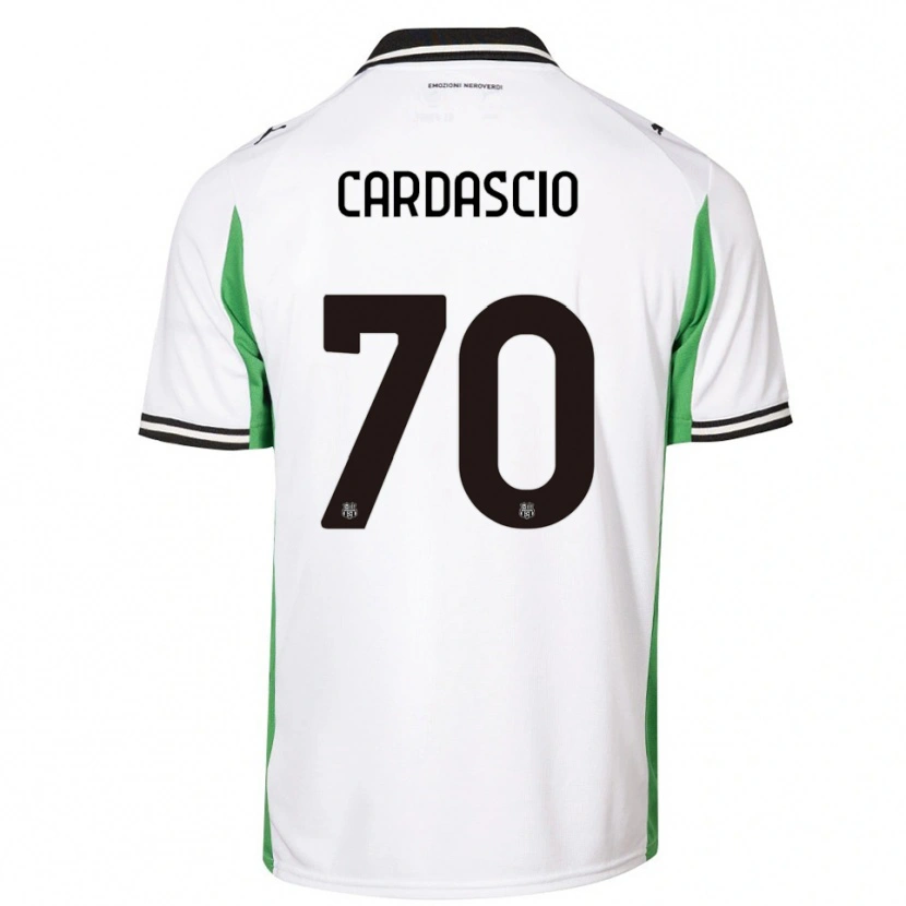 Danxen Men Alessandro Cardascio #70 White Green Black Away Jersey 2025/26 T-Shirt