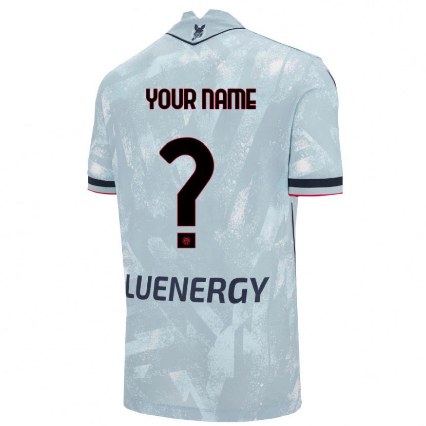 Danxen Men Your Name #0 Light Blue Black Away Jersey 2025/26 T-Shirt