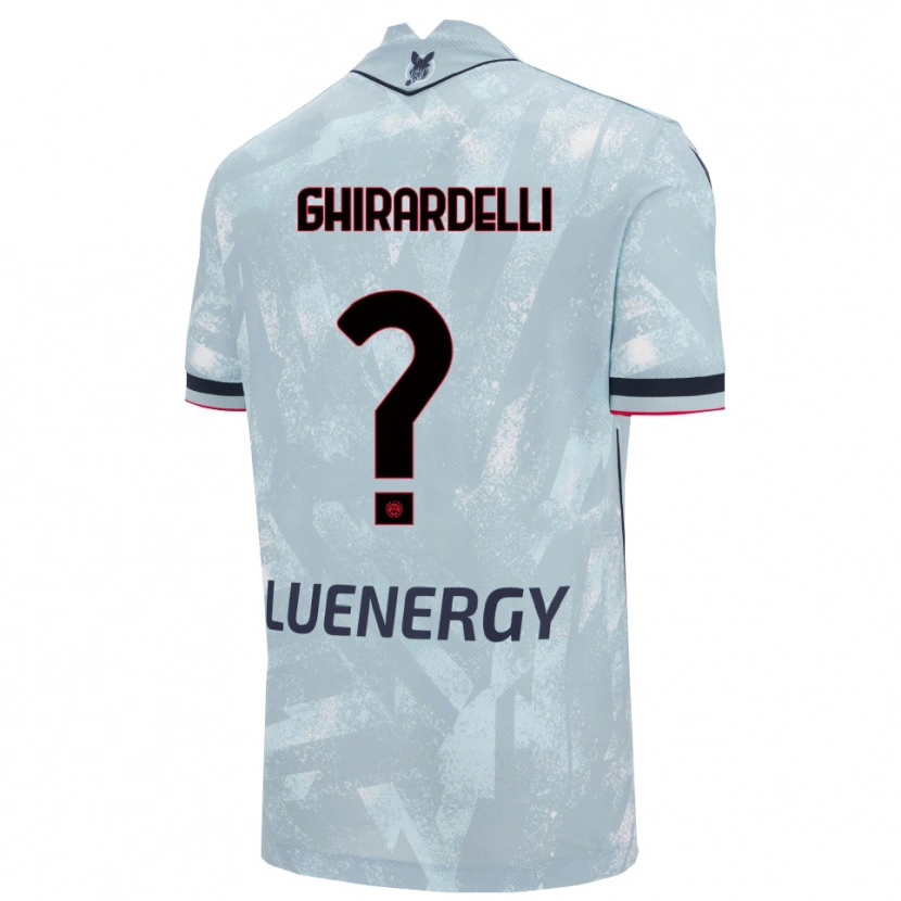 Danxen Men Davide Ghirardelli #0 Light Blue Black Away Jersey 2025/26 T-Shirt