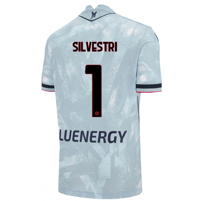 Danxen Men Marco Silvestri #1 Light Blue Black Away Jersey 2025/26 T-Shirt