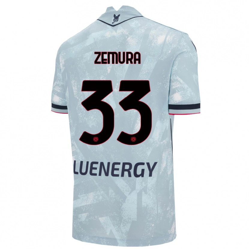 Danxen Men Jordan Zemura #33 Light Blue Black Away Jersey 2025/26 T-Shirt
