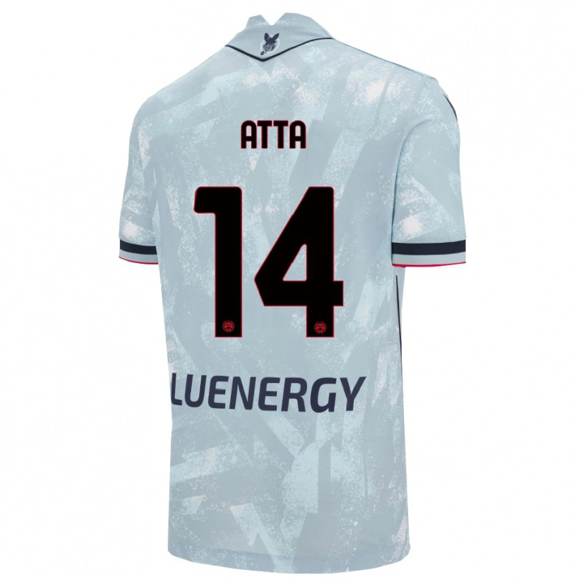 Danxen Men Arthur Atta #14 Light Blue Black Away Jersey 2025/26 T-Shirt