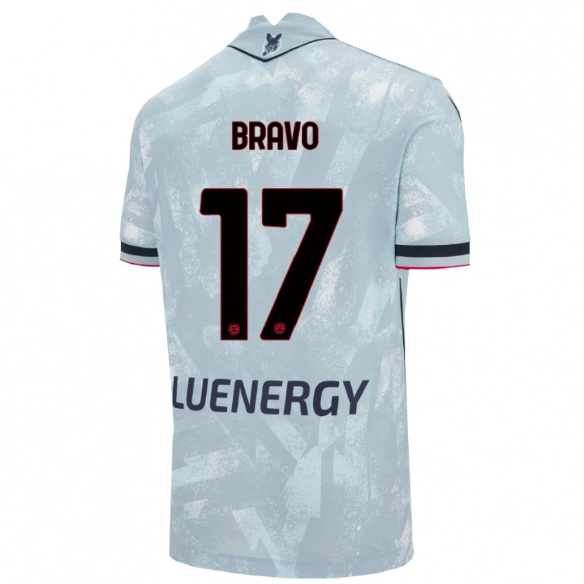 Danxen Men Iker Bravo #17 Light Blue Black Away Jersey 2025/26 T-Shirt