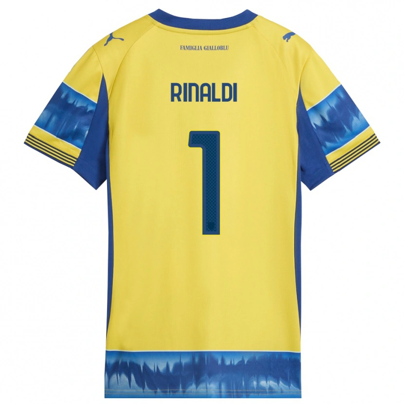 Danxen Men Filippo Rinaldi #1 Yellow Blue Away Jersey 2025/26 T-Shirt