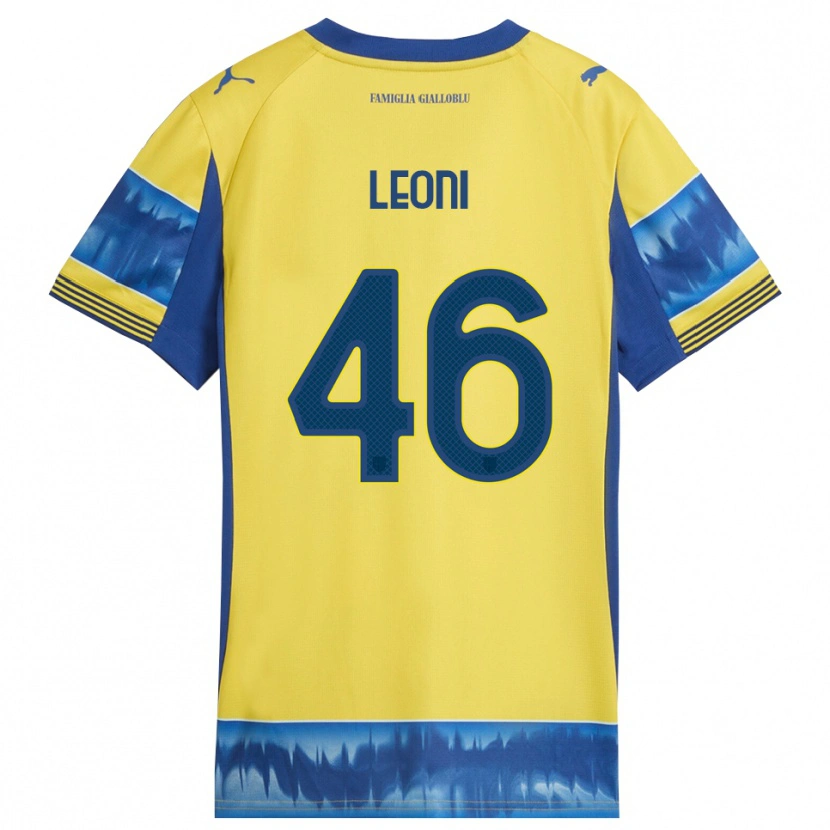 Danxen Men Giovanni Leoni #46 Yellow Blue Away Jersey 2025/26 T-Shirt