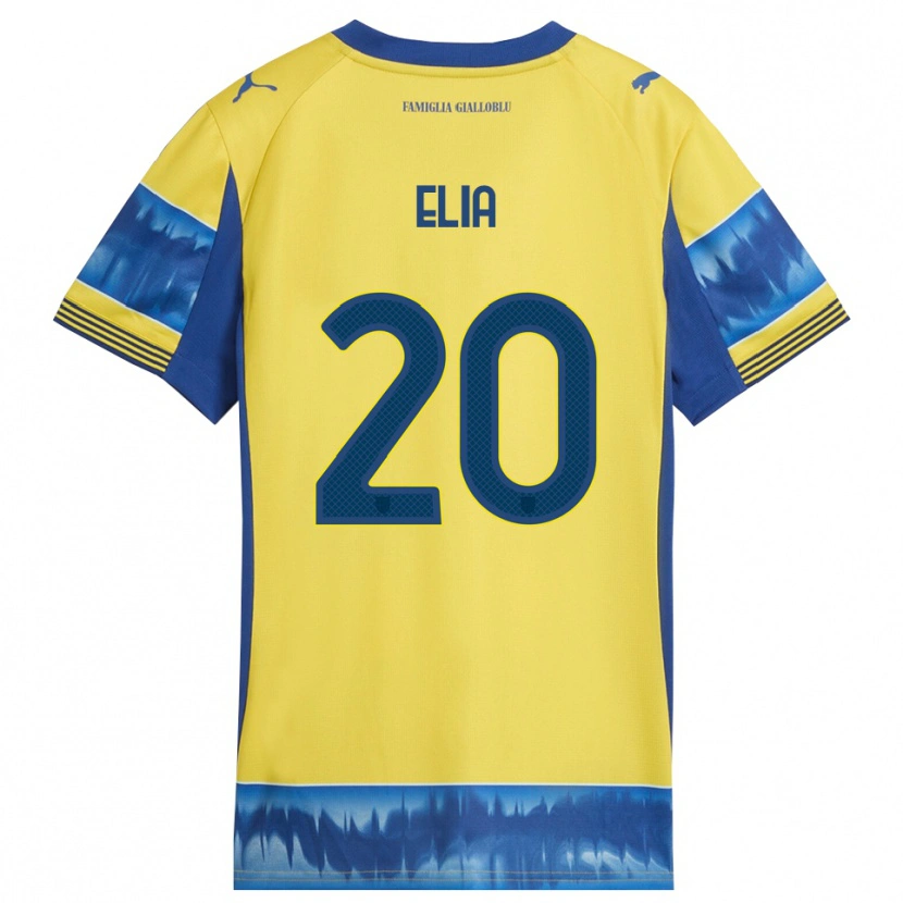 Danxen Men Alessandro Elia #20 Yellow Blue Away Jersey 2025/26 T-Shirt