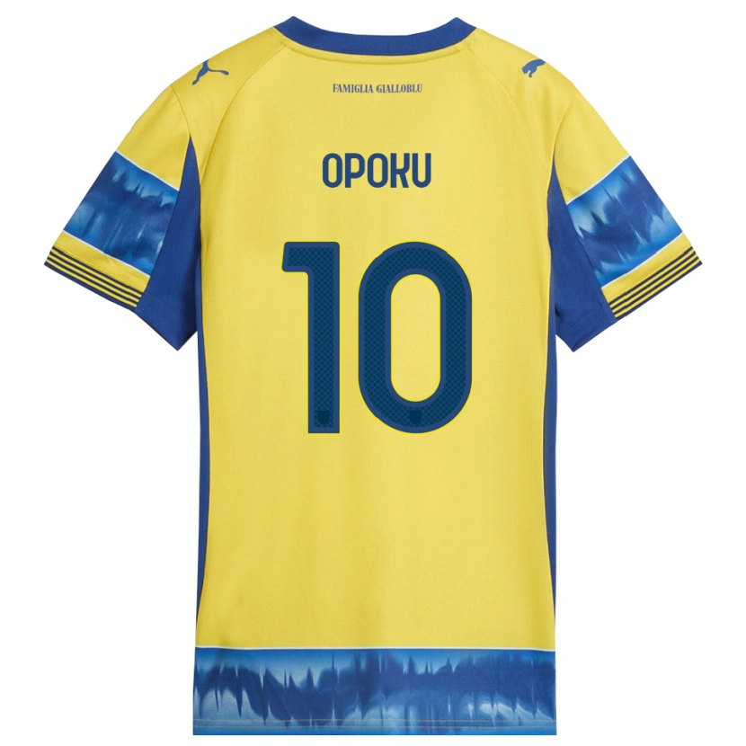 Danxen Men Mama Opoku #10 Yellow Blue Away Jersey 2025/26 T-Shirt