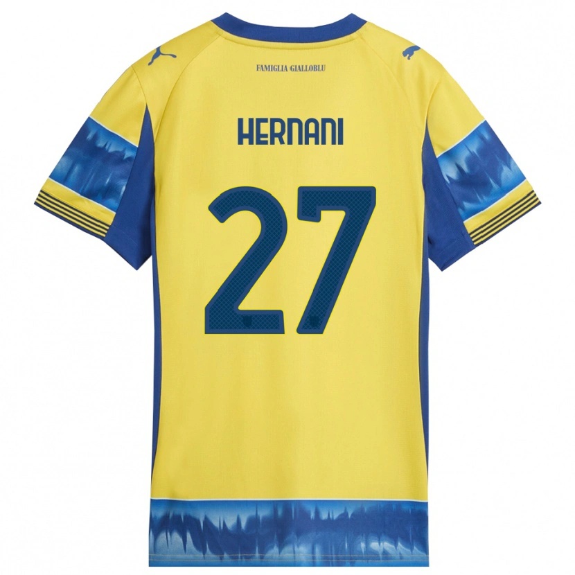 Danxen Men Hernani #27 Yellow Blue Away Jersey 2025/26 T-Shirt