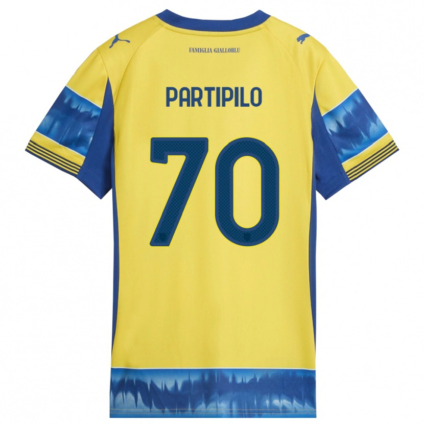 Danxen Men Anthony Partipilo #70 Yellow Blue Away Jersey 2025/26 T-Shirt