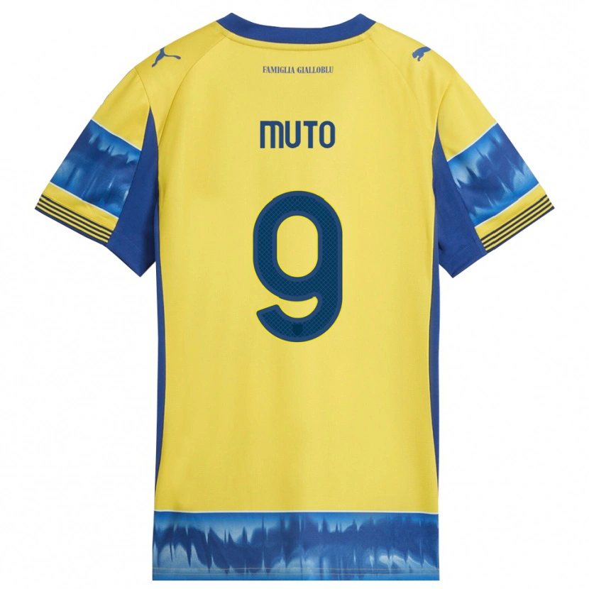 Danxen Men Andrea Muto #9 Yellow Blue Away Jersey 2025/26 T-Shirt