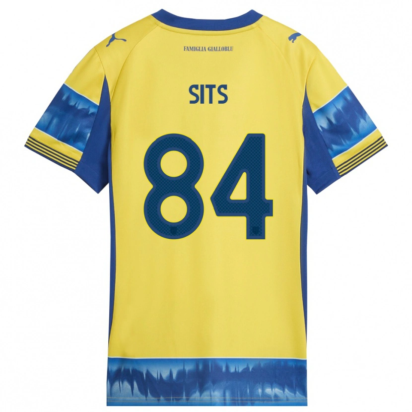 Danxen Men Dario Sits #84 Yellow Blue Away Jersey 2025/26 T-Shirt