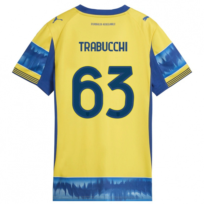 Danxen Men Nicolas Trabucchi #63 Yellow Blue Away Jersey 2025/26 T-Shirt