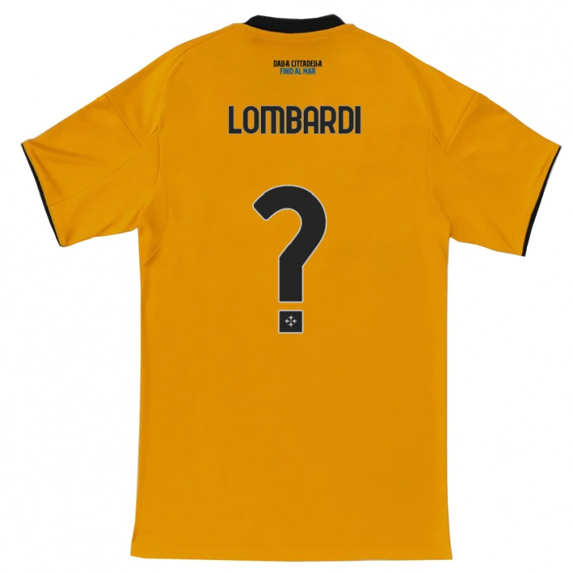 Danxen Men Samuele Lombardi #0 Orange Blue Away Jersey 2025/26 T-Shirt
