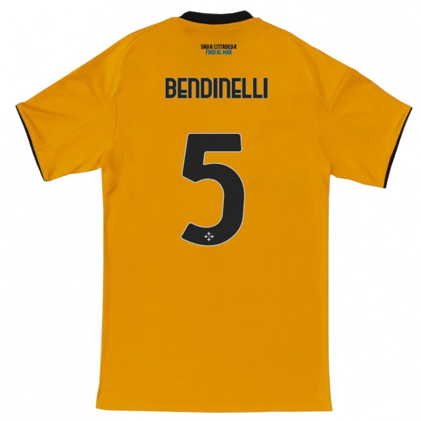 Danxen Men Louis Bendinelli #5 Orange Blue Away Jersey 2025/26 T-Shirt