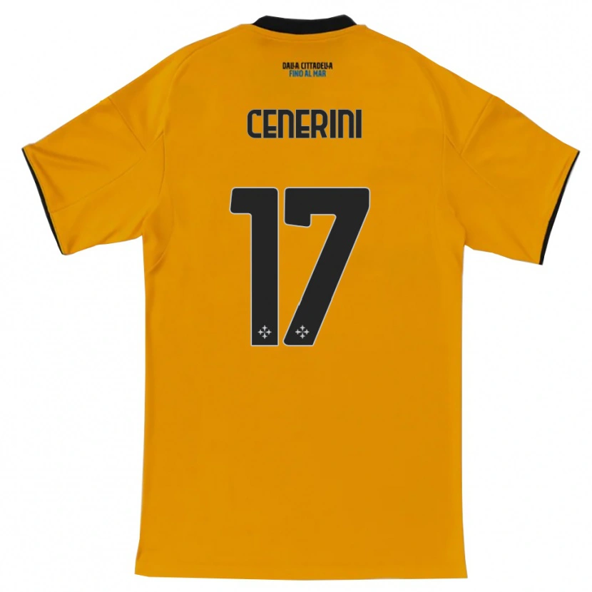 Danxen Men Marco Cenerini #17 Orange Blue Away Jersey 2025/26 T-Shirt