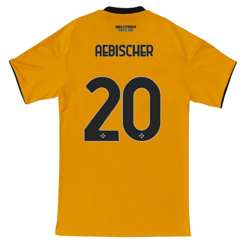 Danxen Men Michel Aebischer #20 Orange Blue Away Jersey 2025/26 T-Shirt
