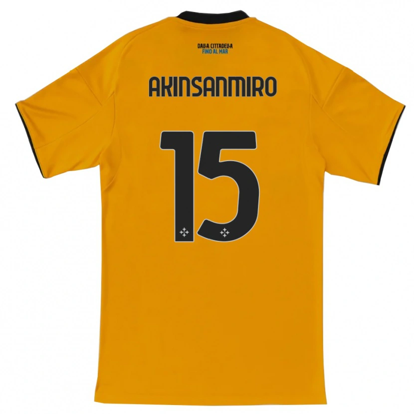 Danxen Men Ebenezer Akinsanmiro #15 Orange Blue Away Jersey 2025/26 T-Shirt
