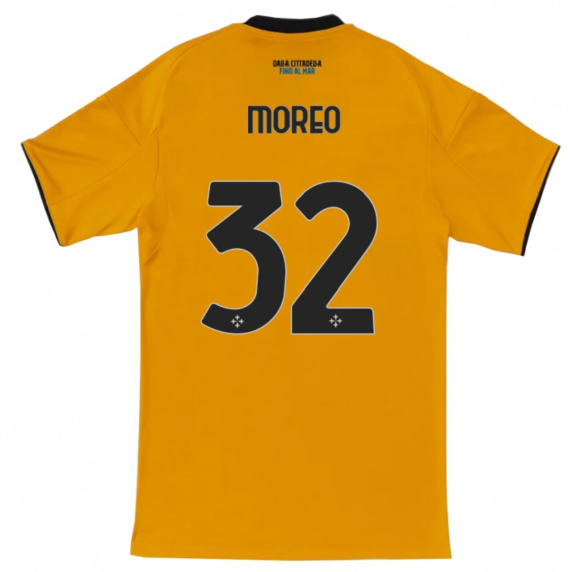 Danxen Men Stefano Moreo #32 Orange Blue Away Jersey 2025/26 T-Shirt