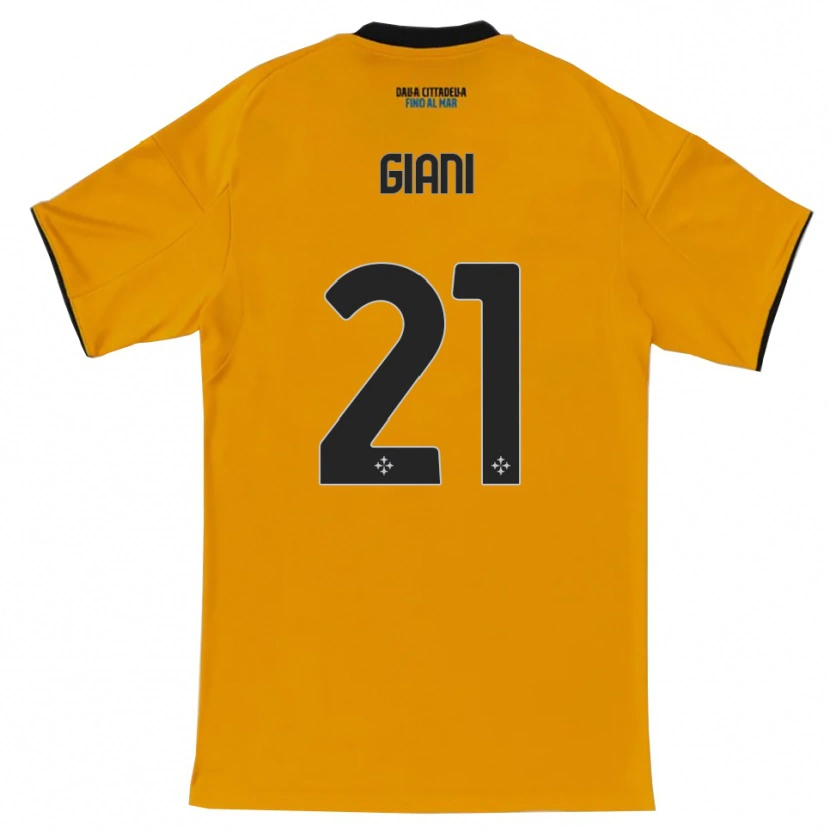 Danxen Men Elia Giani #21 Orange Blue Away Jersey 2025/26 T-Shirt