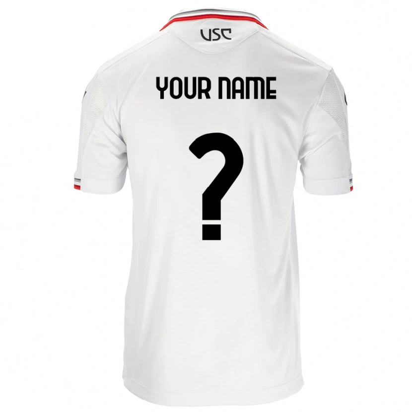 Danxen Men Your Name #0 White Red Away Jersey 2025/26 T-Shirt