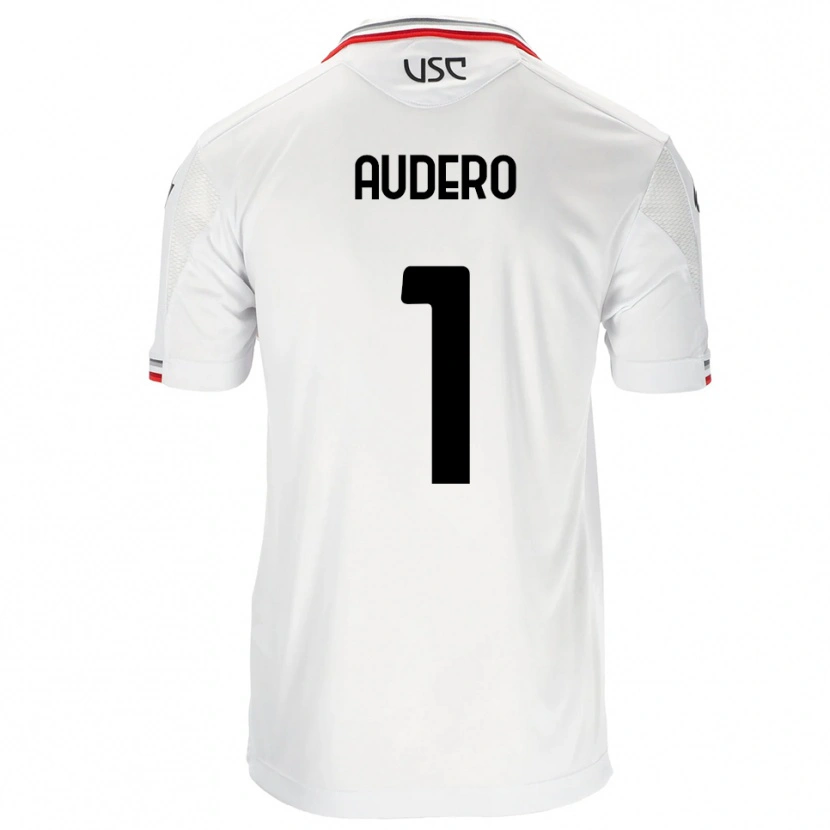 Danxen Men Emil Audero #1 White Red Away Jersey 2025/26 T-Shirt