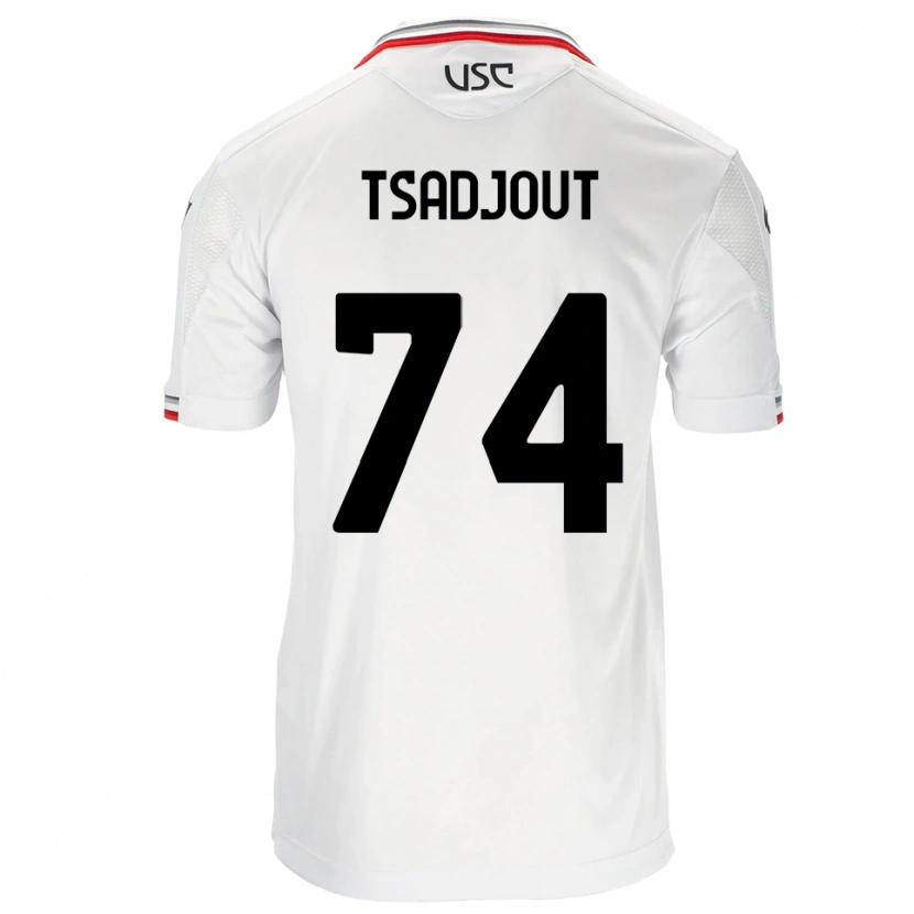 Danxen Men Frank Tsadjout #74 White Red Away Jersey 2025/26 T-Shirt