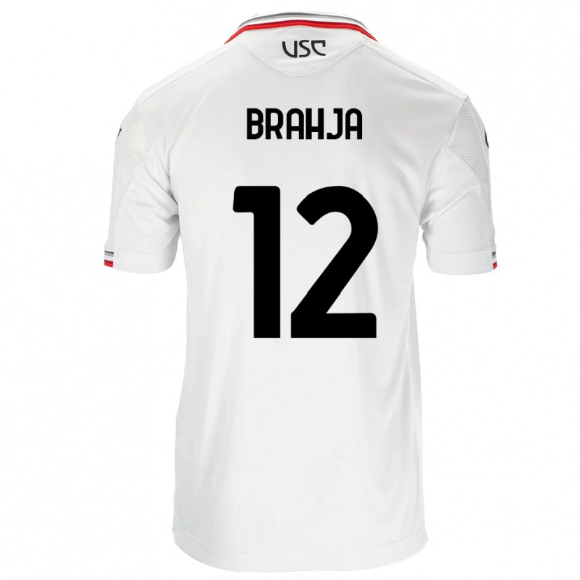 Danxen Men Thomas Brahja #12 White Red Away Jersey 2025/26 T-Shirt