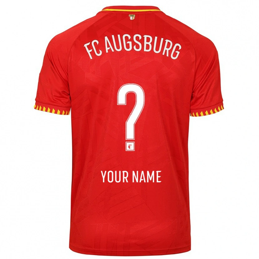 Danxen Men Your Name #0 Red Yellow Away Jersey 2025/26 T-Shirt