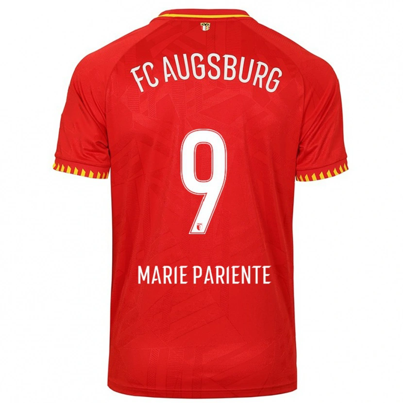 Danxen Men Sophia Marie Pariente #9 Red Yellow Away Jersey 2025/26 T-Shirt