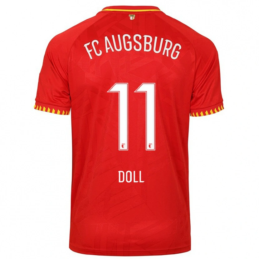 Danxen Men Lena Doll #11 Red Yellow Away Jersey 2025/26 T-Shirt