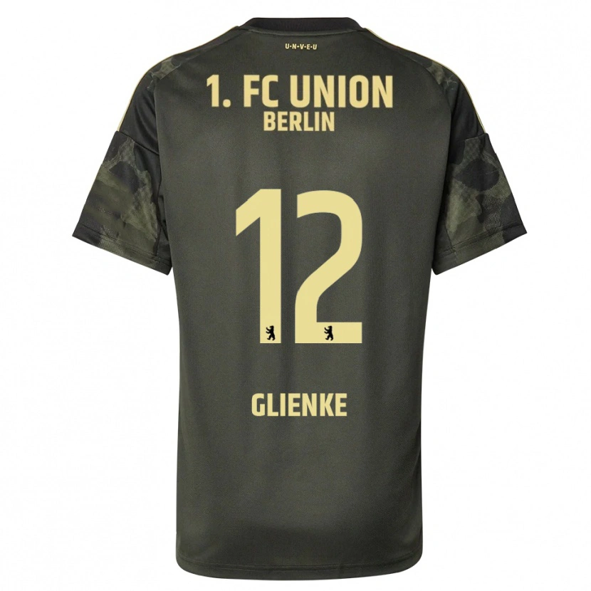 Danxen Men Niklas Glienke #12 Dark Green Black Away Jersey 2025/26 T-Shirt