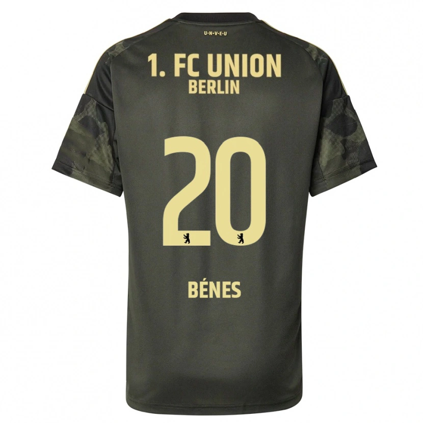 Danxen Men László Bénes #20 Dark Green Black Away Jersey 2025/26 T-Shirt