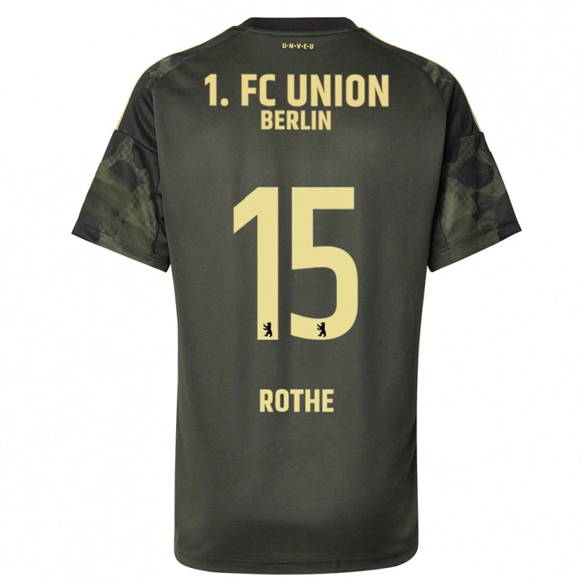 Danxen Men Tom Rothe #15 Dark Green Black Away Jersey 2025/26 T-Shirt