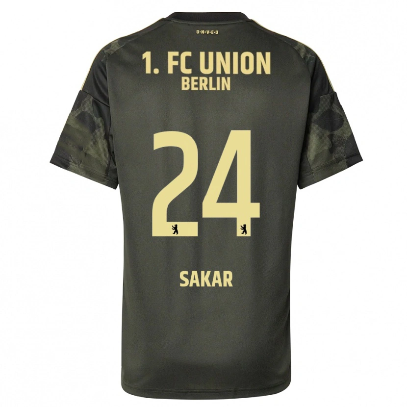 Danxen Men Fatma Sakar #24 Dark Green Black Away Jersey 2025/26 T-Shirt