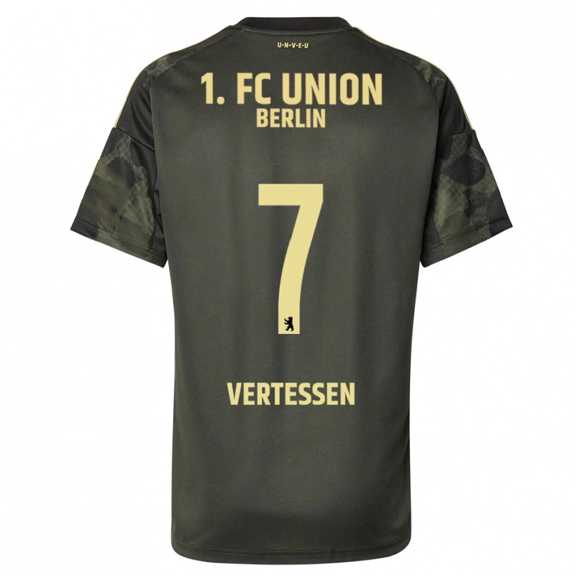 Danxen Men Yorbe Vertessen #7 Dark Green Black Away Jersey 2025/26 T-Shirt