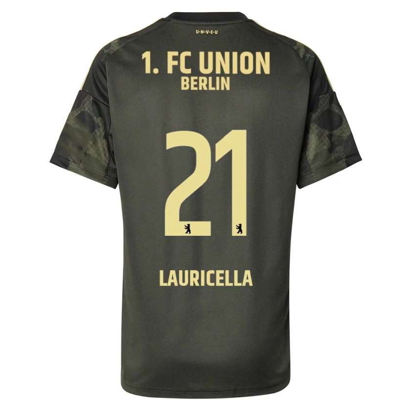 Danxen Men Guiseppe Lauricella #21 Dark Green Black Away Jersey 2025/26 T-Shirt